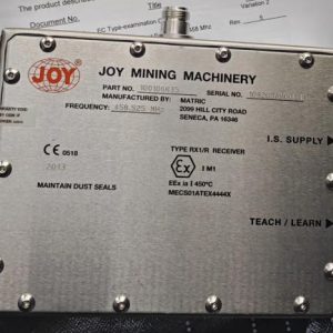 Приемное устройство JOY 100106835 | Приемник для системы управления